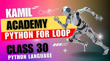 For Loop In Python  || In Pashto Language (Class 30)