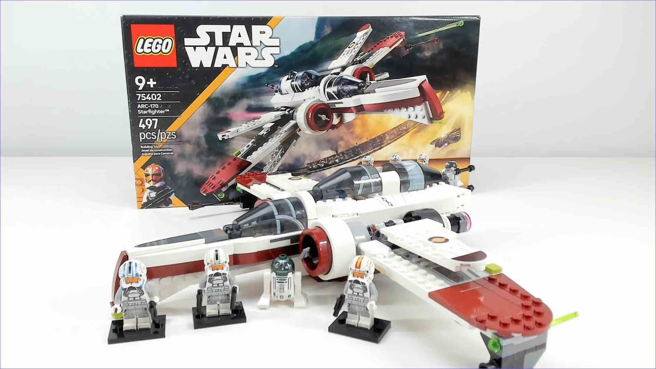 Lego Starwars 75402 ARC-170 Starfighter - YouTube