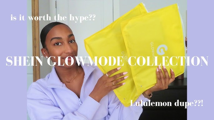 HUGE SHEIN activewear haul (i think i found an affordable LULULEMON DUPE!)  SHEIN Glowmode Collection 