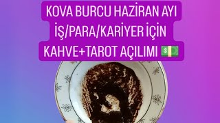 KOVA BURCU HAZİRAN AYI İŞ/PARA/KARİYER İÇİN KAHVE+TAROT AÇILIMI💵#kovaburcu #kahvefalı #tarot