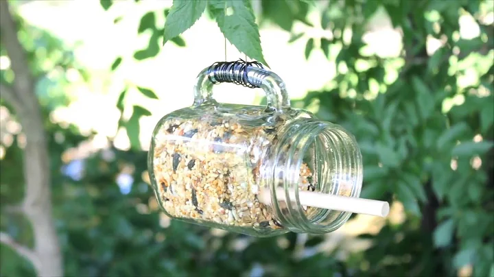 Mason Jar Bird Feeder