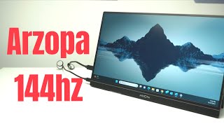 Arzopa 15.6' 144Hz Portable Monitor  This One Is Great.