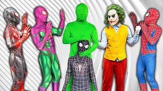 SUPERHERO's Story || TEAM SPIDER-MAN vs Mystery GREEN-MAN ( Live Action )