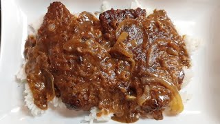 Baked Smothered Cube Steak And Gravy  In The Oven