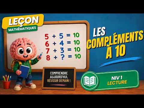 Maths CP — Maths CP - Les Compléments à 10 | Niveau 1 - Lecture | Apprendre avec Céréduc