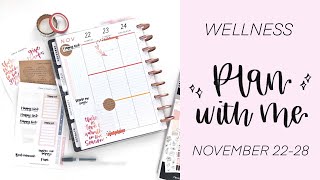 Plan with Me // Wellness Journal // November 22 - 28