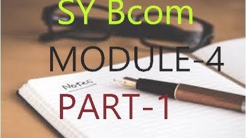 Manan prakashan FC notes (SY BCom sem -4th Module-4th)
