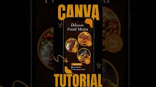 Create a professional food flyer on your phone in under 2 minutes.