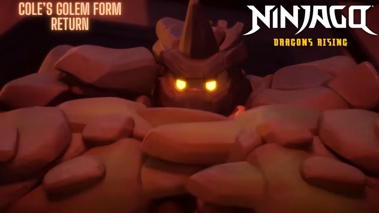 Ninjago Dragons Rising Cole’s golem Form Return - YouTube