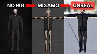 The Fastest Way to Rig Characters for Unreal Engine 5   Mixamo Animation & Control Rig Tutorial