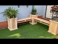 Pallet Ideas To Create Something Amazing At Home // Build A Pallets Wooden Planter Benches