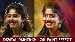 PHOTOSHOP TUTORIAL | DIGITAL PAINTING | OIL PAINTING - YouTube