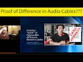 Scientific proof of measurable difference in audio cables paper review
