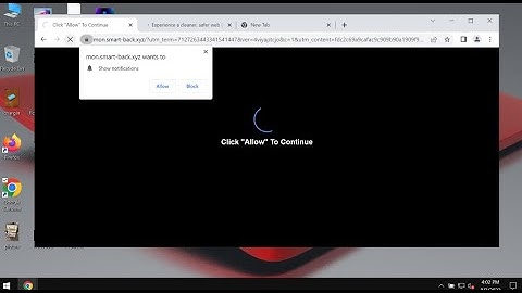 Smart-back.xyz web push notifications (removal guide).