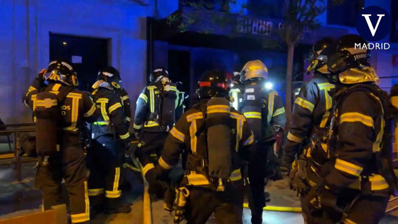 Dos muertos y una decena de heridos en un incendio en un restaurante de Madrid