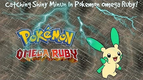 Catching Shiny Minun In Pokemon Omega Ruby! 1000 Horde Encounters 💪👍👏🌟✨🙌