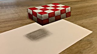 Apprendre la meilleure technique pour dessiner une illusion, dessin 3D astuce, tutoriel