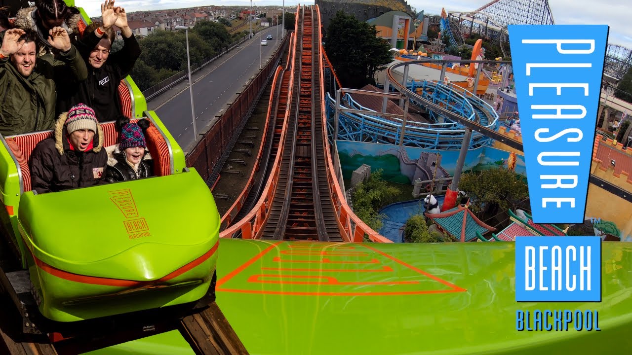 Nickelodeon Streak OnRide POV 4K Blackpool Pleasure Beach 2019 YouTube