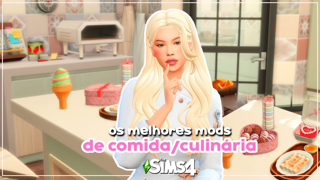 Os MELHORES MODS de COMIDA para The Sims 4 em 2025! 💗✨ (+links na descrição)