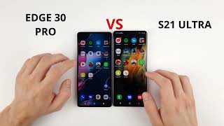 Motorola Edge 30 Pro vs S21 Ultra | SPEED TEST