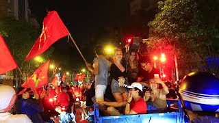 Đi Bão Mừng U22 Việt Nam Chiến Thắng Vô Địch Sea Games 30