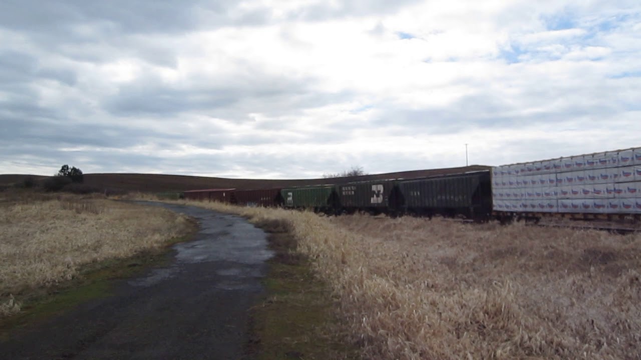 WIR 20 leading MRLX 6304 on a Northbound Washington & Idaho Highball ...