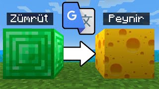 Neden Minecraft'ı Google Çeviri İle 1,000,000 Kez Değiştirdim?