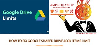 How to Fix the google Shared Drives 400K Items limit