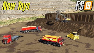 FS19 NEW VOLVO FMX HARDOX TIPPER + SCHMITZ CARGOBULL SEMI TRAILER TCBO MCE MAP FARMING SIMULATOR 19