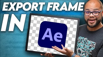 How To Export a Screenshot Still Image Frame In After Effects