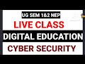 Cyber security digital education skmu digitaleducation ugsem2 nep sec