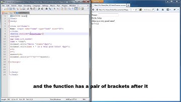 Javascript lesson 3 - accepting input from user using message box or html form