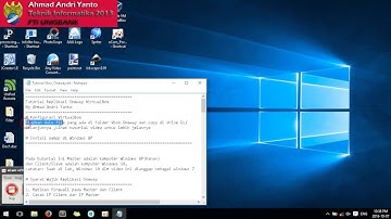 Replikasi Oneway dengan Virtual Box