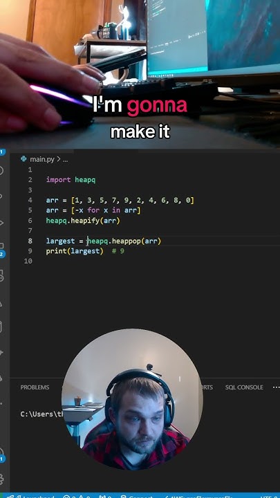 Teaching HeapQ and Max Heap in Python 🐍 - YouTube