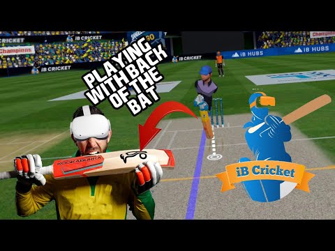 Hat-trick against Reverse Bat Batting - IB Cricket Meta Quest 2 Weird Challenge 