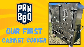 Vertical Cabinet Smoker - Our first upright cooking unit