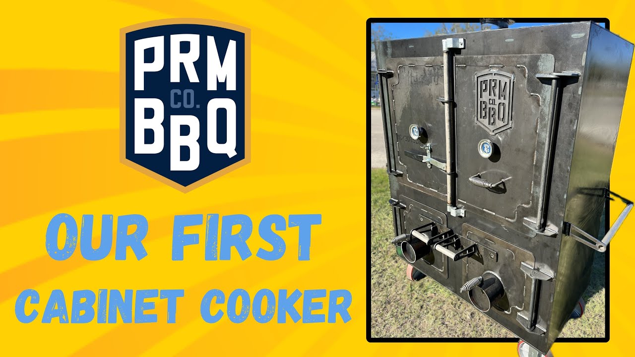 Vertical Cabinet Smoker - Our first upright cooking unit