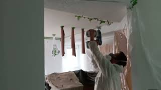 Downtown Condominium Calgary Alberta - Sherwin Williams Promar 400 Ceiling Paint Flat White