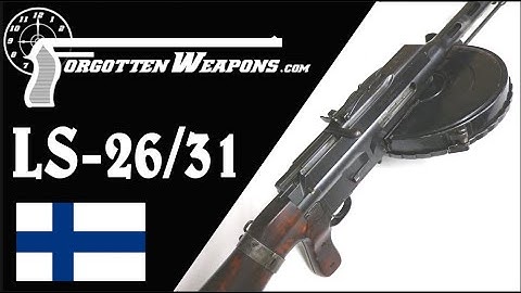 Drum-Fed LMG for Chinese Warlords: the Finnish LS-26/31