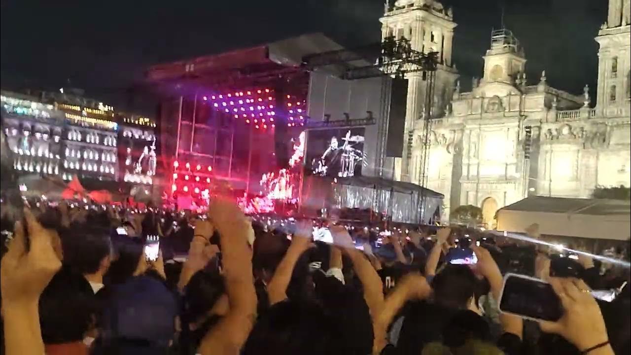los fabulosos Cadillacs ,, quinto centenario, zócalo cdmx 2023 YouTube