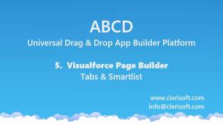 ABCD Visualforce Builder 5 : Tabs & Smartlist