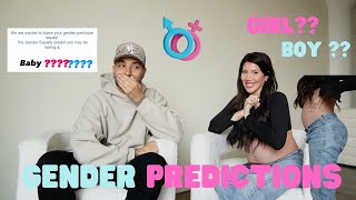 GENDER PREDICTIONS *WE ALREADY KNOW THE GENDER*