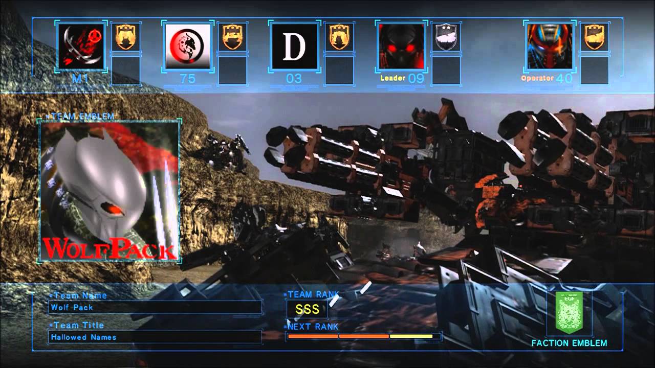 Armored Core Verdict Day WolfPack VS Echo