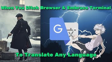 Translate Any Language Inside Your Terminal feat. Translate Shell (No Browser Required)