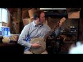 Josh beard playing a custom trillium banjo by cloverlick banjo shop 1