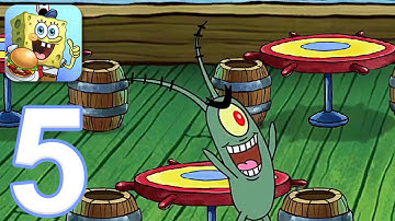 SpongeBob: Krusty Cook-Off - Gameplay Walkthrough Part 5 - The Krusty Krab (iOS, Android)