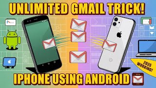 How to create unlimited iPhone Gmail using Android phone or laptop PC | unlimited gmail account 2025