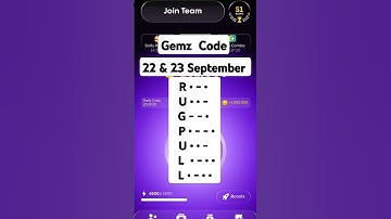 Gemz daily ciphar code 22 &23  September / gemz daily code 22  September/ #gemzdailycode #gemzcombo
