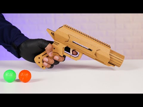 Ball Shoots | How To Make Cardboard Gun