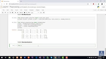 7- Preprocessing Standardization